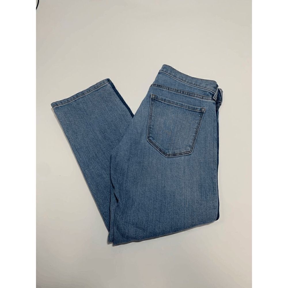Banana Republic Women's Girlfriend Petite Low Rise Skinny Blue Jeans Size 26P